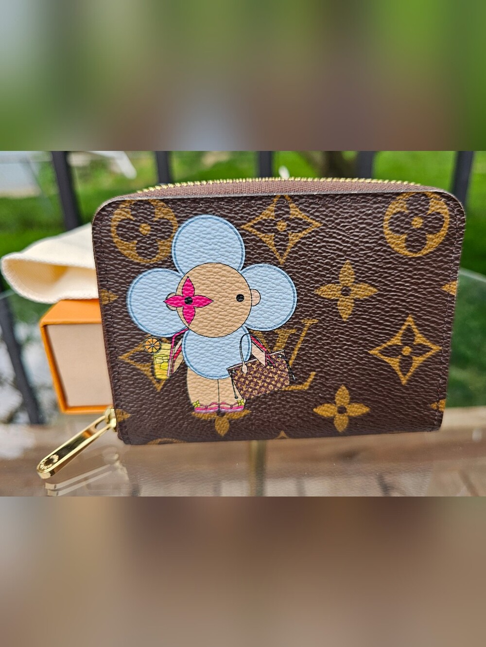 Louis Vuitton Limited Edition Zippy Compact Wallet Vivienne Japan Exclusive